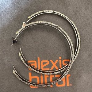 Alexis Bittar Spiky Orbit Hoop Earrings